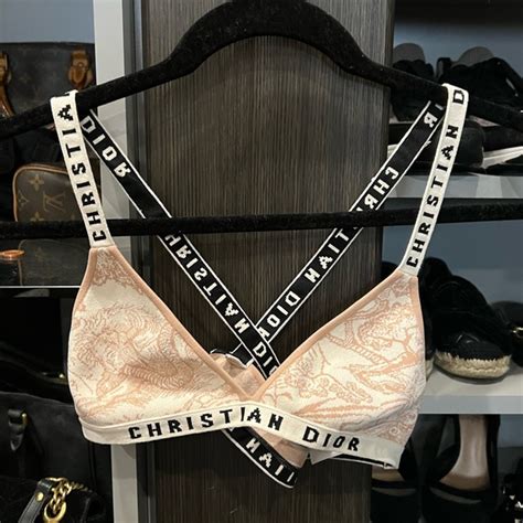 christian dior red bralette|Dior pastel pink bracelet.